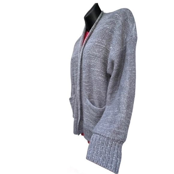 Urban Outfitters Colie Open Front Cardigan Heather Gray Knit Sweater Women’s XS - Picture 5 of 11